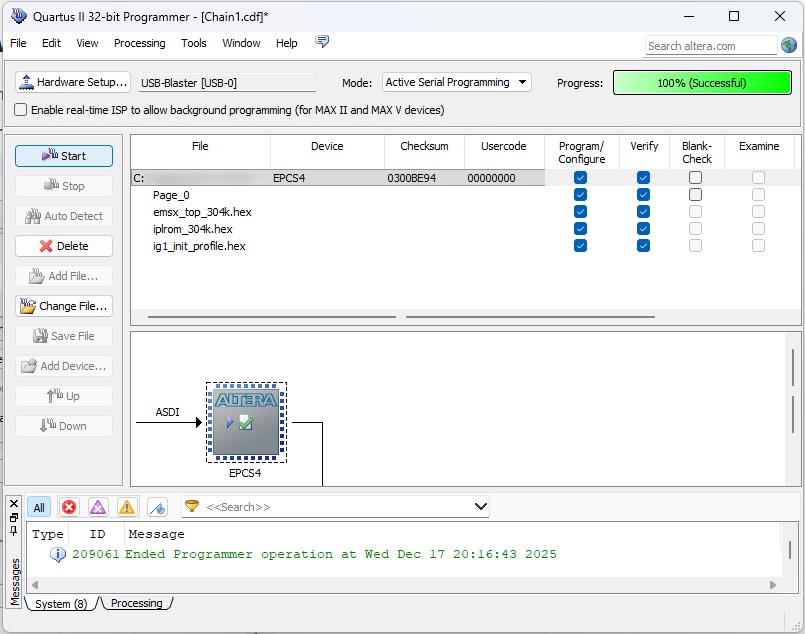 Quartus II programer